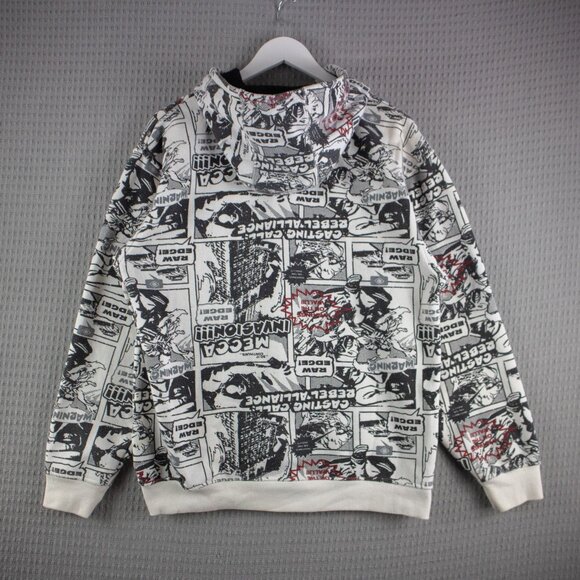 Mecca Jeans Comic Book AOP Zip Up Hoodie Mesn Medium - Picture 6 of 8